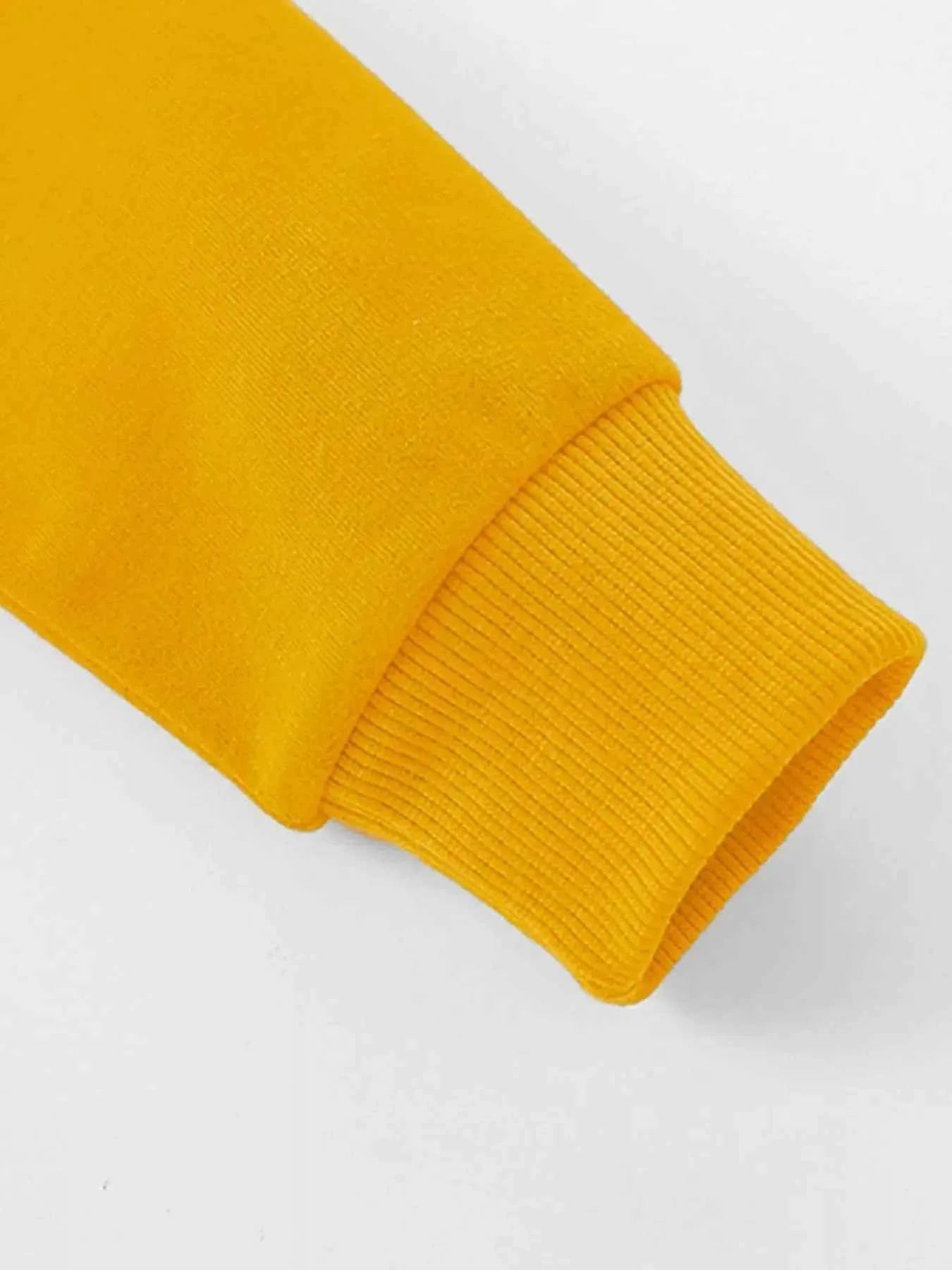 Children's Cartoon Construction Vehicle Crew Neck Sweatshirt