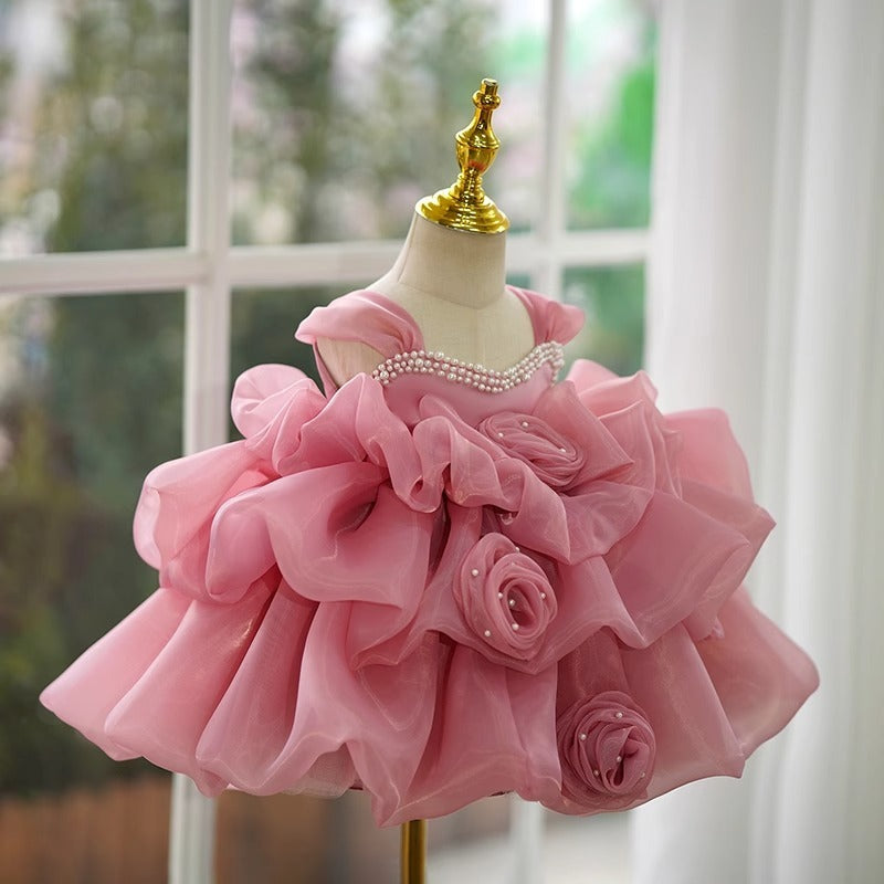 Children Full-year Evening Gown Pettiskirt triple D lifestyle & beauty 2
